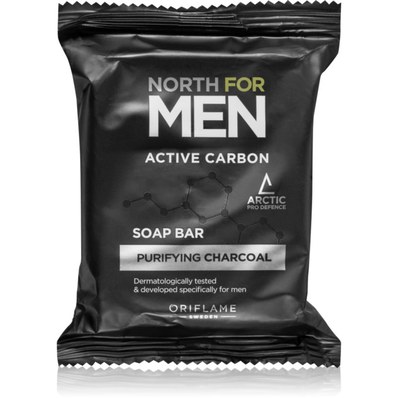 Oriflame North for Men Active Carbon tisztító kemény szappan aktív szénnel 100 g-Ár