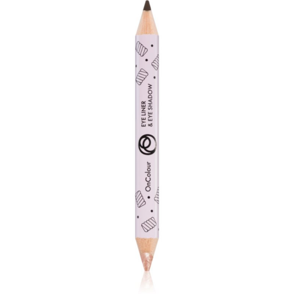 Oriflame OnColour szemhéjfestékek és szemhéjtusok 2 az 1-ben árnyalat Fluffy Nude 1