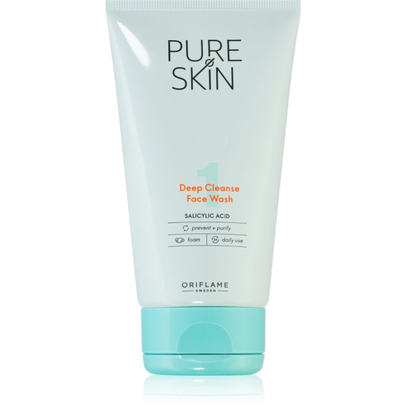 Oriflame Pure Skin tisztító gél az arcbőrre zsíros bőrre 150 ml-Ár