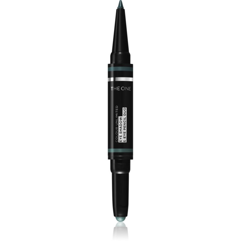 Oriflame The One Colour Unlimited szemhéjfestékek és szemceruzák 2 az 1-ben árnyalat Emerald Green 1