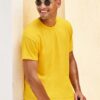 Original Fruit of the Loom Men's Yellow T-Shirt