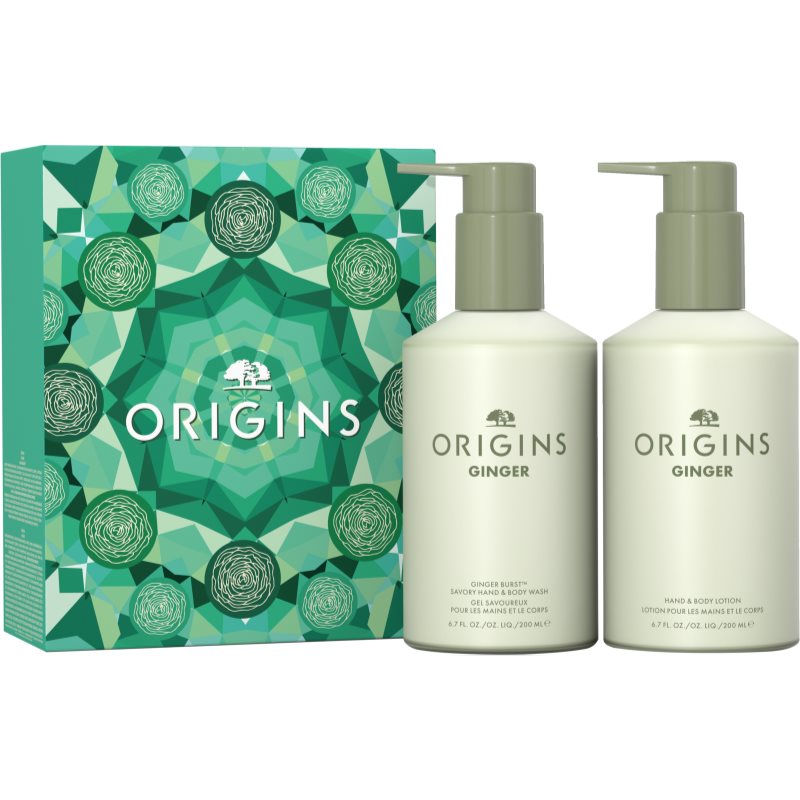 Origins Discovery Set Ginger Aromatic Hand Wash & Lotion Duo ajándékszett testre