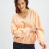 Orsay Apricot Womens Sweatshirt with Lace - Women