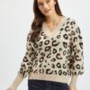 Orsay Beige Women Patterned Sweater - Women