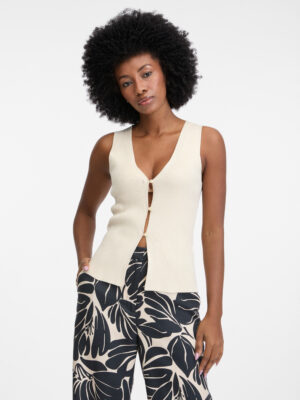 Orsay Beige Women's Gilet - Women