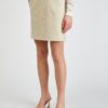 Orsay Beige Women's Suede Skirt - Ladies