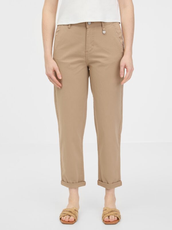 Orsay Beige Women's Trousers - Ladies