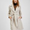 Orsay Beige Women's Winter Coat with Strap - Women