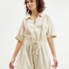 Orsay Beige női vászon jumpsuit - női