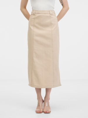 Orsay Beige women's denim skirt - Women's
