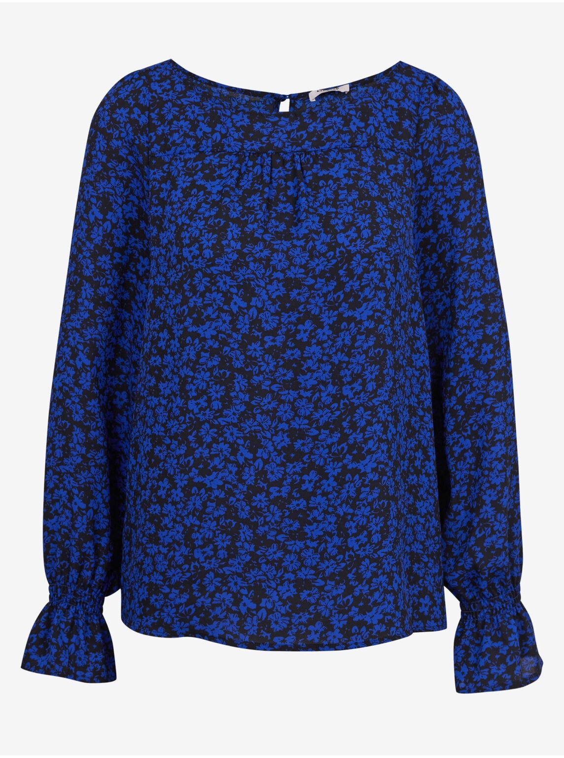 Orsay Black-Blue Ladies Floral Blouse - Ladies