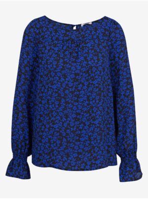 Orsay Black-Blue Ladies Floral Blouse - Ladies