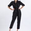 Orsay Black Denim Overall - Women