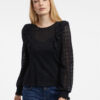 Orsay Black Ladies Patterned Blouse - Women