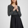 Orsay Black Ladies Patterned Dress - Women