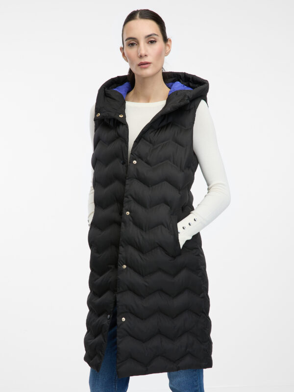 Orsay Black Ladies Quilted Vest - Women
