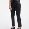 Orsay Black Leatherette Pants - Ladies
