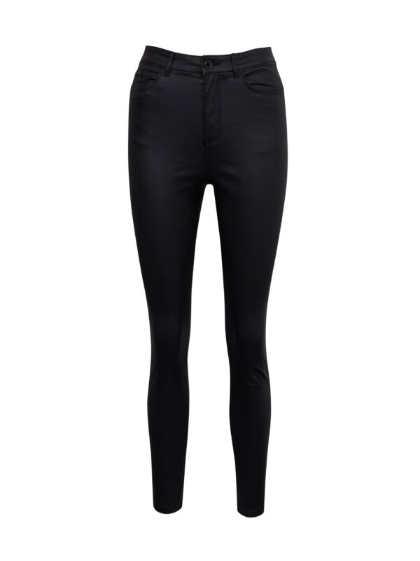 Orsay Black Leatherette Pants - Ladies