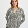 Orsay Black & White Ladies Patterned Blouse - Women
