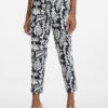 Orsay Black & White Women's Patterned Trousers - Women's