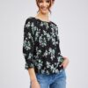 Orsay Black Women Floral Blouse - Women