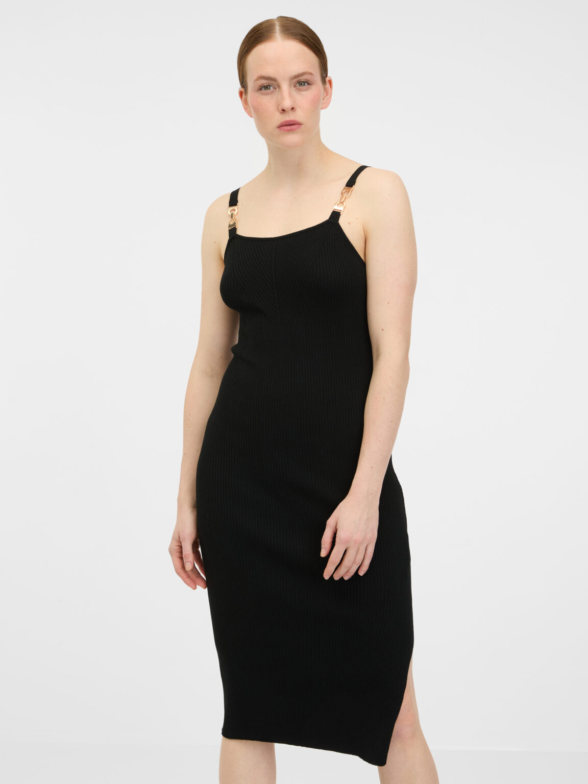 Orsay Black Women's Midi Dress - Women's