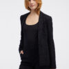 Orsay Black Women's Patterned Blazer - Women's