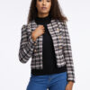 Orsay Black Women's Plaid Blazer - Women's