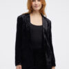 Orsay Black Women's Velvet Jacket - Women's
