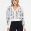 Orsay Black and White Women's Patterned Cardigan - Women's