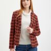 Orsay Black-red ladies plaid jacket - Ladies