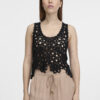 Orsay Black women's crochet top - Women's