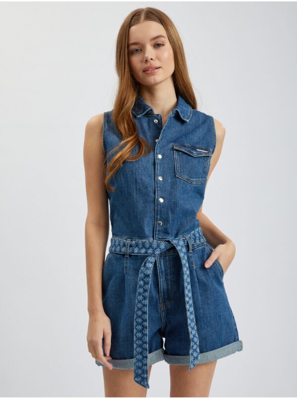 Orsay Blue Denim Overall - Women