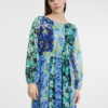 Orsay Blue Women's Floral Dress - Women's