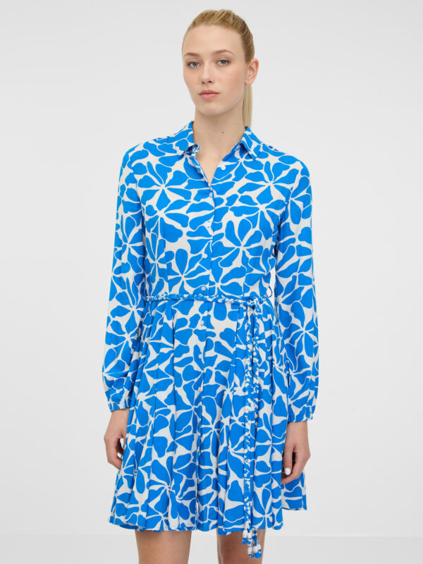 Orsay Blue Women's Shirt Dress - Women's