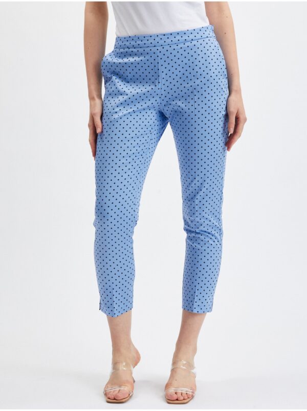 Orsay Blue polka dot shortened trousers - Ladies