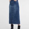 Orsay Blue women's denim midi skirt - Women's
