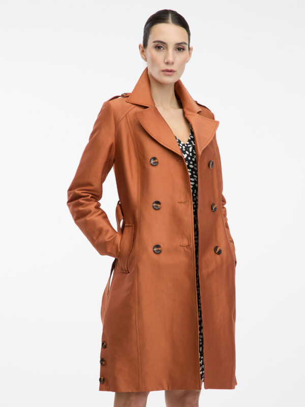 Orsay Brown Ladies Trench Coat - Women