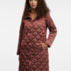 Orsay Brown Womens Light Quilted Coat - Women