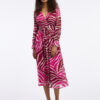 Orsay Burgundy-pink Women Patterned MaxiDresses - Women
