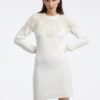 Orsay Cream Women's Sweater Dress - Ladies