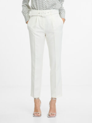 Orsay Cream women's trousers - Women's