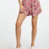Orsay Creamy Pink Women Patterned Shorts - Women