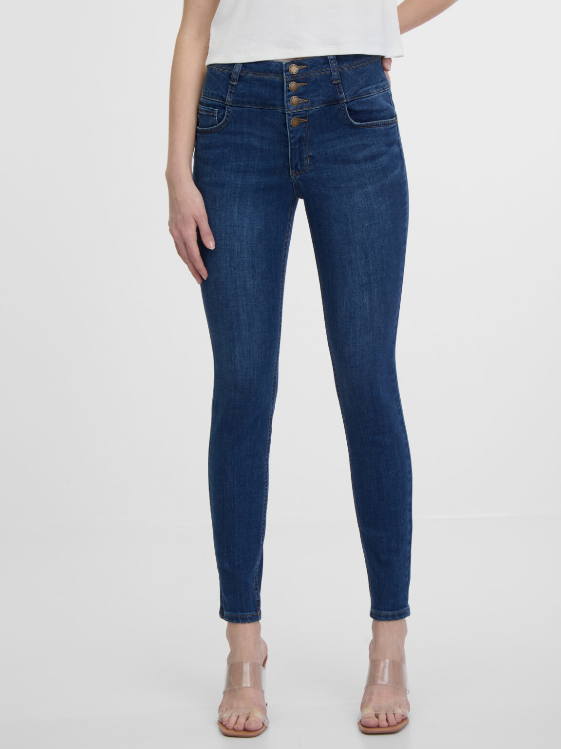 Orsay Dark Blue Women Skinny Fit Jeans - Women