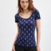 Orsay Dark blue Women Patterned T-Shirt - Women