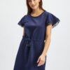 Orsay Dark blue Womens Hoodie Dress with Lace - Women