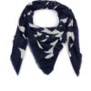 Orsay Dark blue patterned women's scarf - Women