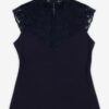 Orsay Dark blue women's T-shirt with lace detail - Women