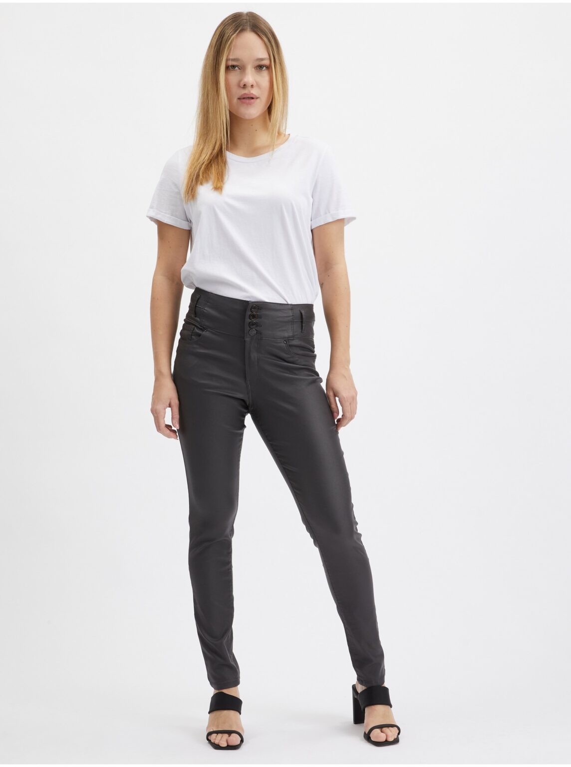 Orsay Dark gray women skinny fit pants - Women