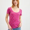 Orsay Dark pink Women Patterned T-Shirt - Women